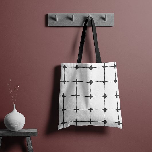 Natürliches Gitter von Weiß Tasche