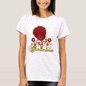 Natürliches Haar: Afrolicious T-Shirt (Vorderseite)