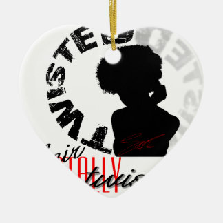 Natürliches Haar: Total verdreht Keramikornament