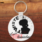 Natürliches Haar: total verdreht Schlüsselanhänger (Vorderseite)