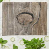 Natürliches hölzernes Korn Handtuch (Gefaltet)