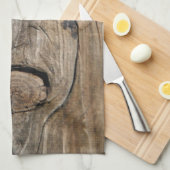 Natürliches hölzernes Korn Handtuch (Viertel Falte)