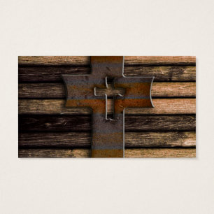 Natürliches hölzernes Kreuz Browns
