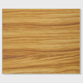 Natürliches Holzmuster Geschenkpapier (Flach)