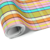 Natürliches Kariertes F Geschenkpapier (Rolleneckpunkt)