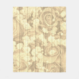 Natürliches Landhausdesign Fleecedecke