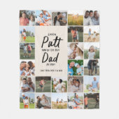 Natürliches Multi-Foto-Golfparadies Fleecedecke (Vorderseite)