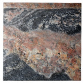 Natürliches Schwarz-Pfirsiche Textur-Foto Fliese (Vorderseite)