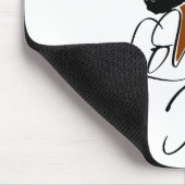 Natürliches Schwarzes Haar | Liebe ist im Haar Mousepad (Ecke)