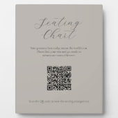 Natürliches Seekartenzeichen mit QR-Code-Plaque Fotoplatte (Vorderseite)