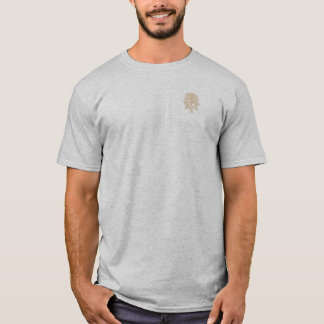 Natürliches Spitzen-Rosen-Emblem | Blossom Basics T-Shirt
