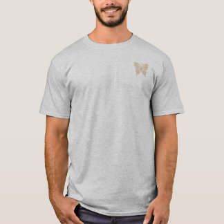 Natürliches Spitzen-Schmetterlings-Emblem | Blosso T-Shirt