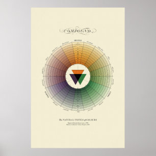 Natürliches System der Farben - Zusammengesetzt - Poster