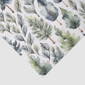 Natürliches Weihnachtsbaum und Wasserfarbengewebe Seidenpapier (Detail)