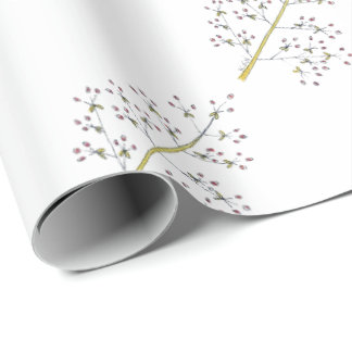 Natürliches Weihnachtsrotes Beeren-Packpapier Geschenkpapier