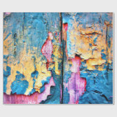 Natürliches Wetter bewirkt alte Geschenkpapier (Flach)