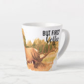 Naturliebhaber Aber erster Kaffee Milchtasse (Rechte Ecke)