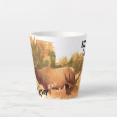 Naturliebhaber Aber erster Kaffee Milchtasse (Vorderseite)