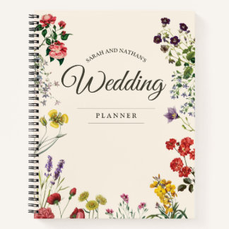 Naturliebhaber Antiker Bridal-Planer Notizblock