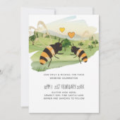 Naturliebhaber Die Bienen auf dem Lande Hochzeit (Vorderseite)