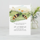 Naturliebhaber Die Bienen auf dem Lande Hochzeit (Stehend Vorderseite)