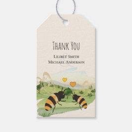 Naturliebhaber Die Bienen auf dem Lande Hochzeit Geschenkanhänger