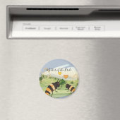 Naturliebhaber Die Bienen auf dem Lande Hochzeit Magnet (In Situ (Geschirrspüler))
