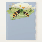 Naturliebhaber Die Bienen auf dem Lande Hochzeit Planer (Rückseite)