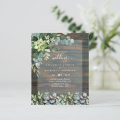 Naturliebhaber Hochzeit Foral Greenerie Rustic Boh (Stehend Vorderseite)