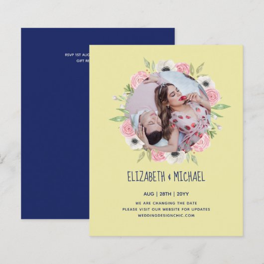 Naturliebhaber Hochzeit Foral Greenerie Rustic Boh (Vorne/Hinten)