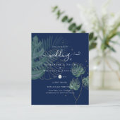 Naturliebhaber Hochzeit Foral Greenerie Rustic Boh (Stehend Vorderseite)