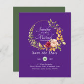 Naturliebhaber Hochzeit Foral Greenerie Rustic Boh (Vorne/Hinten)