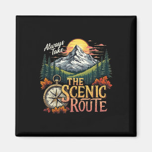 Naturliebhaber Natur Wandern Apparel Uni-Erwachsen Magnet
