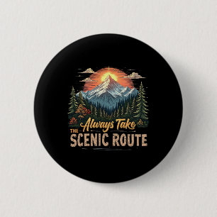 Naturliebhaber Natur Wandern Bekleidung Vintage Im Button