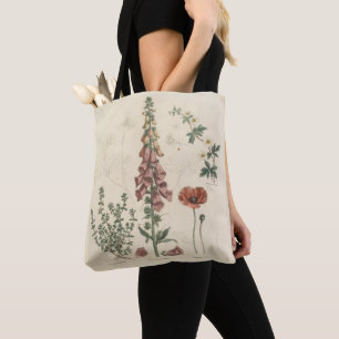Naturliebhaber-Wildblumen-Illustration Tasche