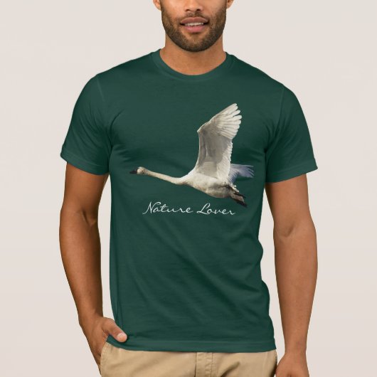 NATURLOVER Trumpeter Swan T - Shirt (Vorderseite)