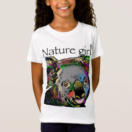 Naturmädchen Koala Regenbogentier T-Shirt