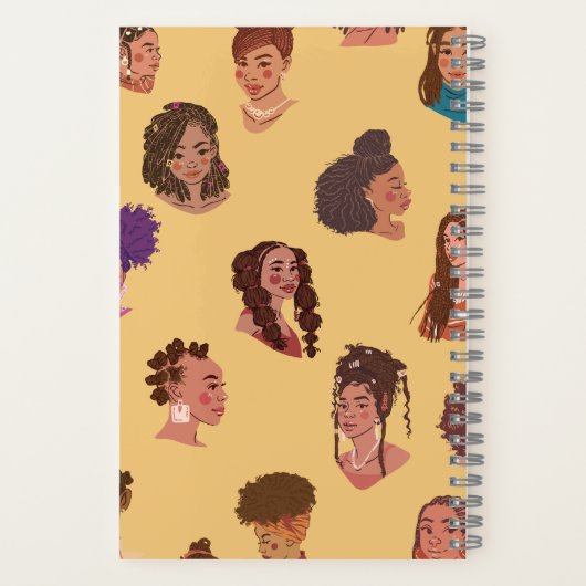 Naturmädchen Notizblock (Rückseite)