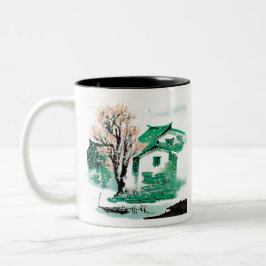 Naturmalerdorf Zweifarbige Tasse