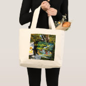Naturmalerei im Hinterhof Jumbo Stoffbeutel (Vorderseite (Produkt))