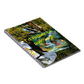 Naturmalerei im Hinterhof Notizblock (Rechte Seite)