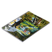 Naturmalerei im Hinterhof Notizblock (Linke Seite)