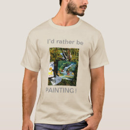 Naturmalerei im Hinterhof T-Shirt
