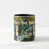 Naturmalerei im Hinterhof Tasse (Zentrum)