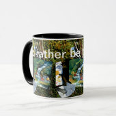 Naturmalerei im Hinterhof Tasse (Vorderseite Links)