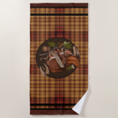 Naturmantel Eichhörnchen Strandtuch (Vorderseite)