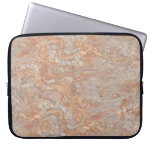 Naturmarmor mit mehrfarbigem natürlichem Design un Laptopschutzhülle