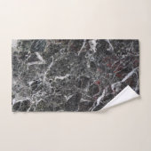 Naturmarmorstein in Grautönen Badhandtuch Set (Handtuch)