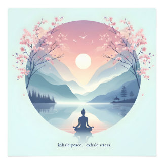 Naturmeditation Kunst Fotodruck