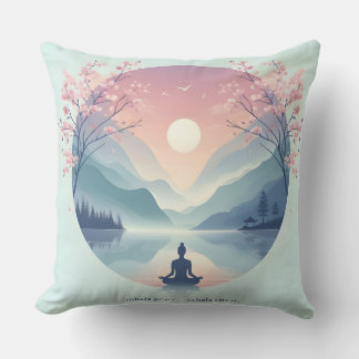 Naturmeditation Kunst Kissen